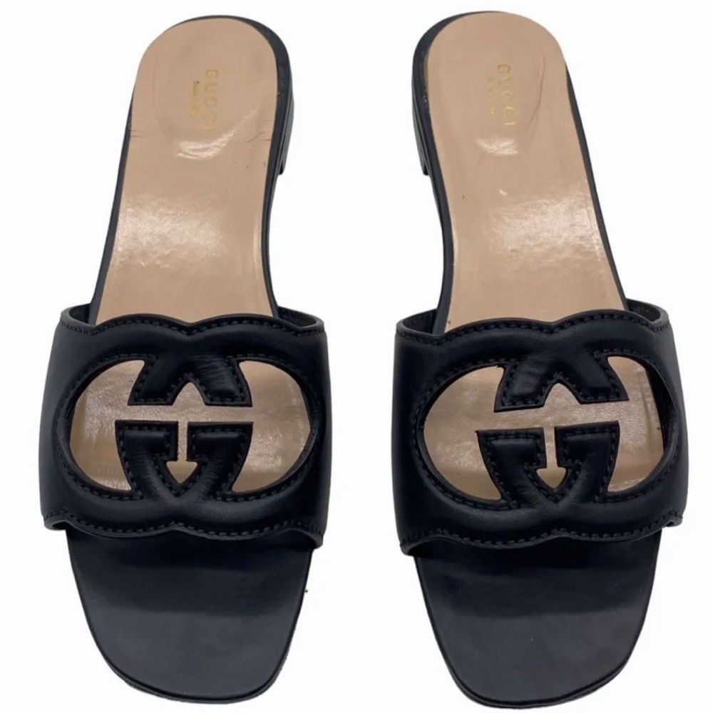 Interlocking G Cutout SandalPart of Gucci's Love Parade collection. Preowned